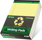 KAISA Legal Notepads 8.5"x11.75"，12pads note pads office supplies Recycled by KAISA