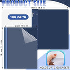 Teling 100 Pcs Plastic Report Covers - Image 2