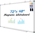 H-Qprobd 6'x4' Large Magnetic White Board Dry Erase Whiteboard