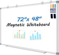 H-Qprobd 6'x4' Large Magnetic White Board Dry Erase Whiteboard by H-Qprobd
