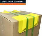 Flatbed Edge Protector Holder (24pcs, 10.6"L x 4.3"W) Tie Down Corner Strap Protector Heavy Duty Cargos Protector for Cargo Protection