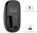 Vssoplor Wireless Mouse, 2.4G Slim Portable Computer Laptop Mouse - Image 5