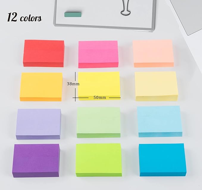 Agoer 1200 Sheets Mini Sticky Notes - Image 7