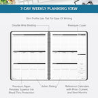 Planner Pad Spiral Bound 3-Tier Funnel Down 12 Month Organizer, October 2025 – - Image 3