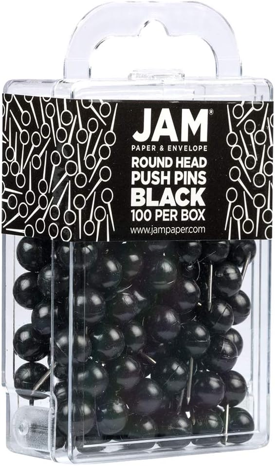 JAM PAPER Colorful Push Pins - Image 2