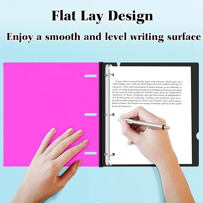 INFUN 1 INCH Telescoping 3 Ring Binder - Image 5