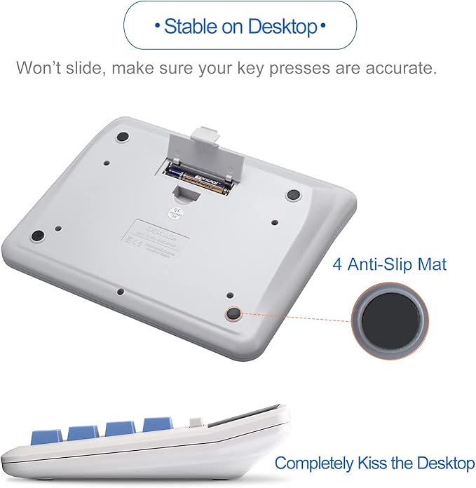 Desktop Calculator, Extra Large LCD Display Computer Button 12 Digits - Image 5