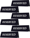 6 Pieces Plastic Reserved Table Sign by Gvhntk