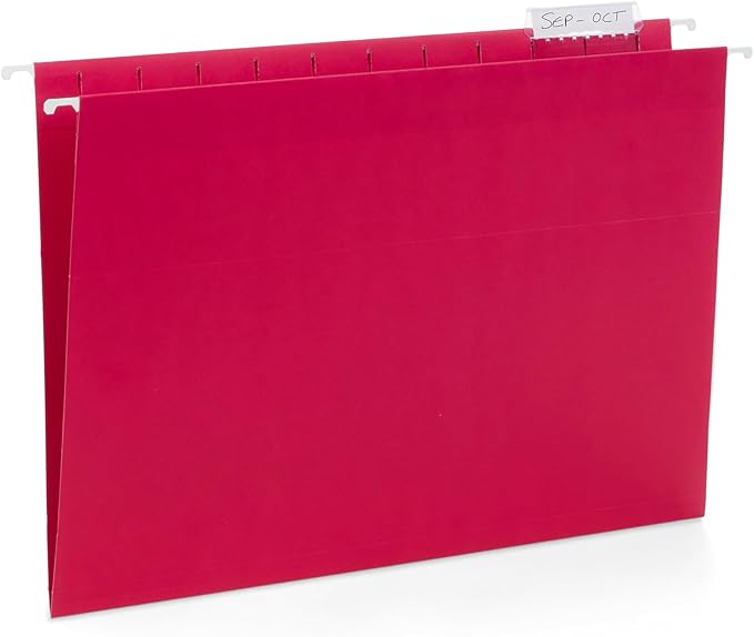 Blue Summit Supplies 25 Colored Hanging File Folders Letter Size - Image 5