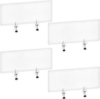 Tatuo 4 Pcs Acrylic Desk Privacy Panel 47.2''l x 15.8w'' Noise and Visual by Tatuo