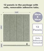 DECORITA Felt Bulletin Board Tiles | Modern Cork Board Alternative | Large Cork - Image 4