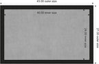 Amanti Art Black Framed Magnetic Board 27x43 Large Vision Board - Image 3