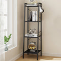 Hzuaneri Ladder Shelf, Bookshelf Bookcase, Freestanding Corner Storage Shelve
