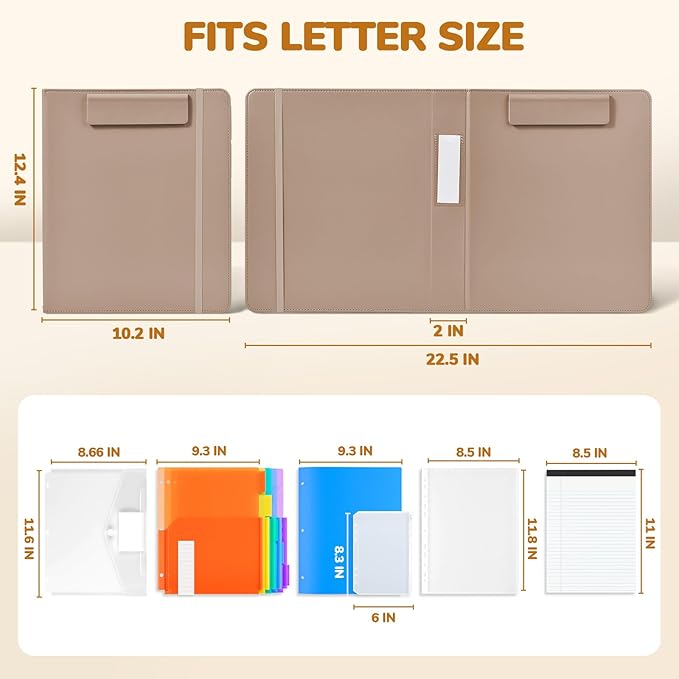 JoyCat 3 Ring Binder Clipboard - Image 7