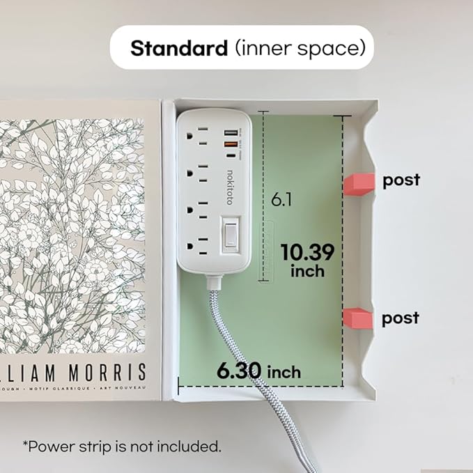 TastePick Book Shape Decorative Cable Management Box - Image 4