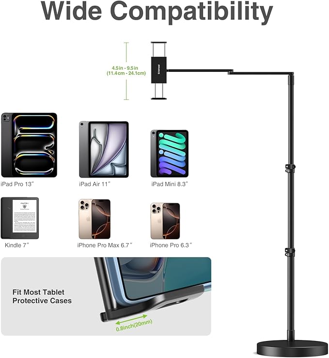 elitehood Adjustable Tablet Floor Stand - Image 8