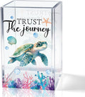 QYUVK Trust The Journey Acrylic Pencil Holder Cup, Inspirational Gifts by QYUVK