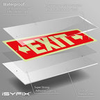 iSYFIX Exit Signs with Directional Right & Left Arrow - Image 9
