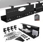 Under Desk Cable Management Tray no Drill – Wire Management