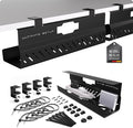 Under Desk Cable Management Tray no Drill – Wire Management by UltimateSetup