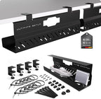 Under Desk Cable Management Tray no Drill – Wire Management by UltimateSetup