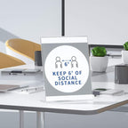 NIUBEE 6Pack Slant Back Acrylic Sign Holder 4x6 inches, Desktop Flyer Holder - Image 3