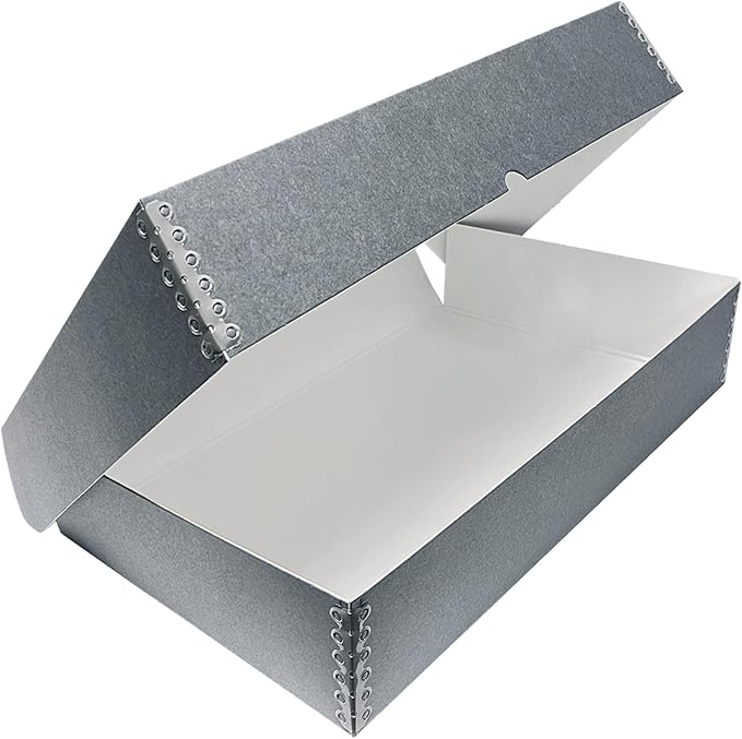 Lineco, 10x15 Clamshell Archival Folio Storage Box, Acid-Free by Lineco