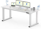FLEXISPOT E6Q 4 Legs Standing Desk 78 x 32 Inch Adjustable Height Desk by FlexiSpot