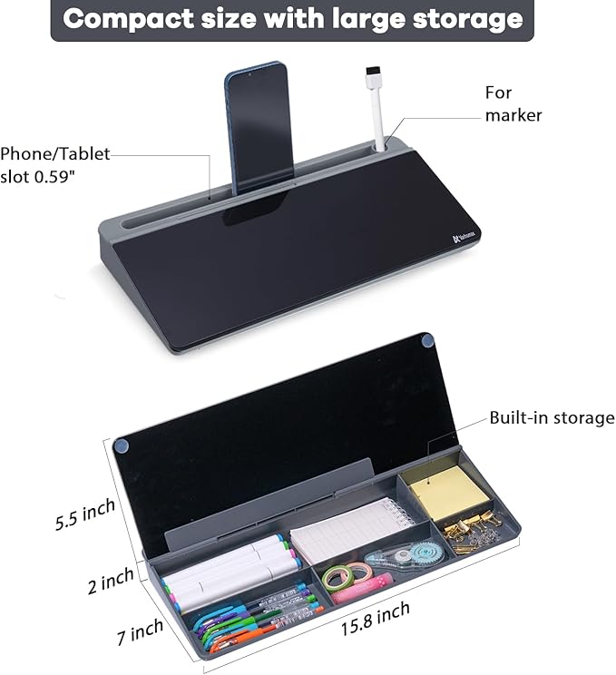Varhomax Glass Desk Whiteboard - Image 5