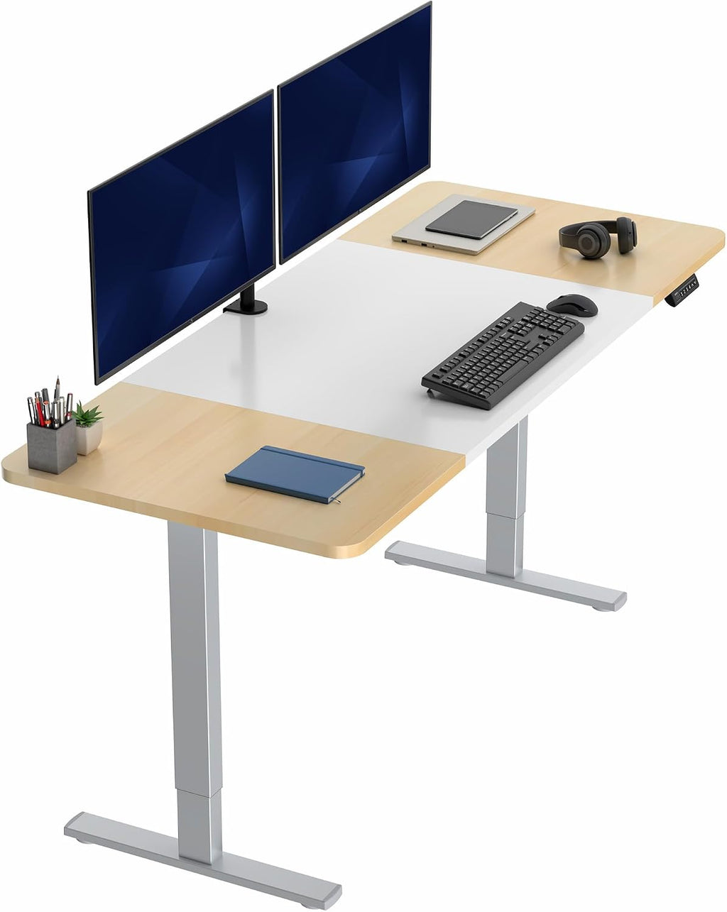 VIVO Electric 71 x 30 in Standing Desk, Memory Height Adjustment, 1B Series