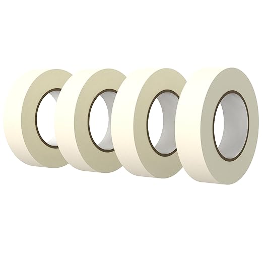 SWRT Masking Tape 0.75 Inch x 55 Yards, Adhesive Painting Tape Bulk by SWRT