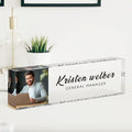 Desk Name Plate Personalized, Custom Name Plates by SalaGraphics