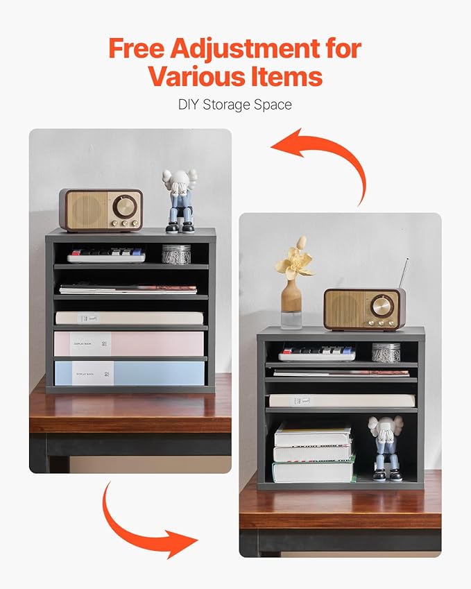 VEVOR Literature Organizer, 5 Compartments Office Mailbox - Image 5