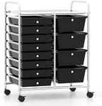 LDAILY 12 Drawer Rolling Storage Cart, Rolling Cart by LDAILY