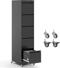 IKIMI 5 Drawer Locking File Cabinet by IKIMIMetalFurniture