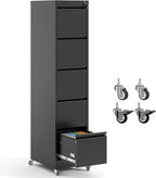 IKIMI 5 Drawer Locking File Cabinet by IKIMIMetalFurniture