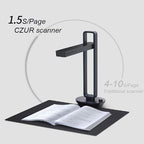 CZUR Aura Pro Portable Book Scanner, A3 Document Scanner, Auto-Flatten & - Image 3