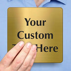 SmartSign Custom Brass Sign - Image 3