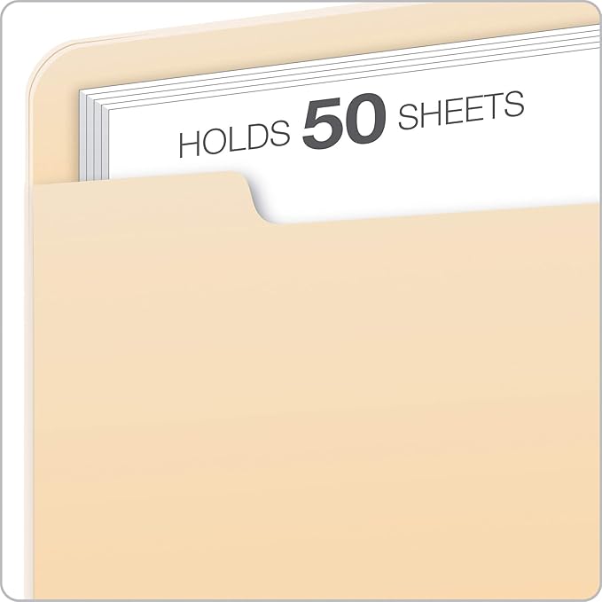 Pendaflex File Jackets, No Expansion, Letter Size, Straight Cut Tab - Image 2
