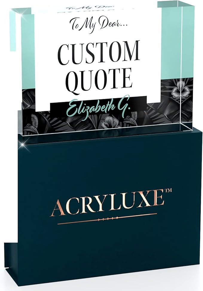 Custom Acrylic Sign Personalized, Custom Desk Name Plate, 18 Styles, by MySignCenter
