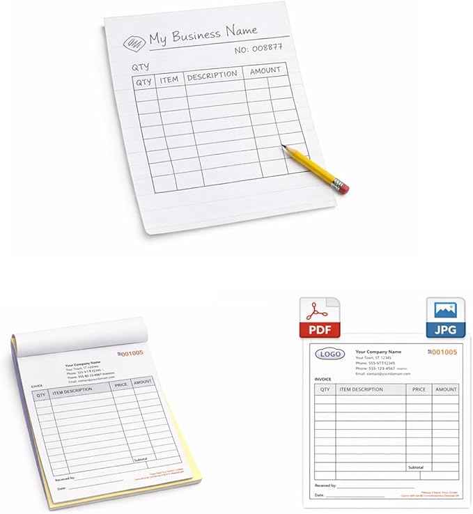 Custom Carbonless Invoice Book - Image 2
