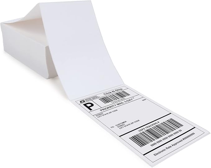 L LIKED 4x6 Direct Thermal Labels, Compatible Zebra & Rollo Printers by LLIKED