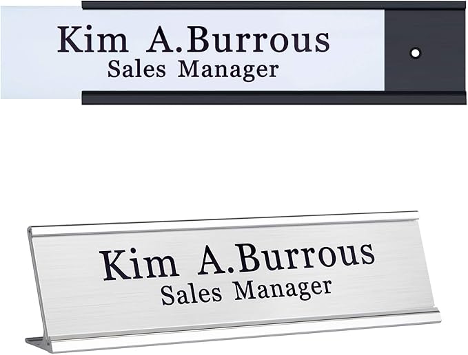 Personalized Office Name Plates Aluminum Hot Printing Custom Office Wall or by NEMOCI