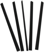 C-Line Slide 'N Grip Binding Bars, 40-Sheet Capacity, 11 x 0.25, Black, 100/Box