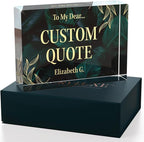 Custom Acrylic Sign Personalized, Custom Desk Name Plate, 18 Styles, - Image 3
