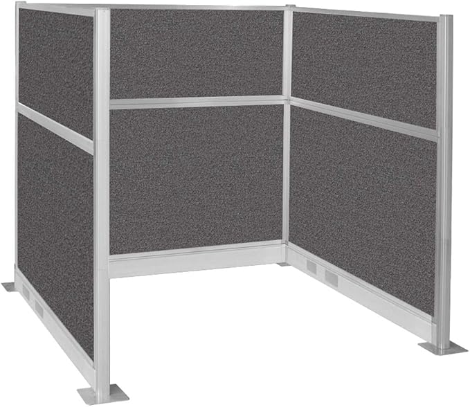 Versare Pre-Configured Hush Panel Electric Cubicle | Workstation Divider Walls by VERSARE