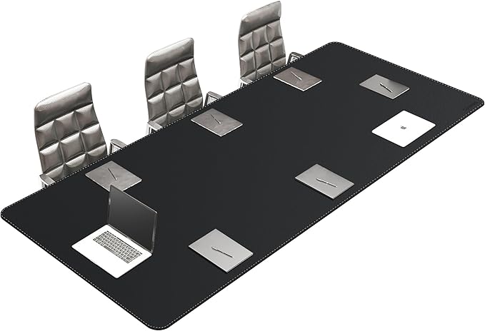 CENNBIE MAX240 94.5" x 39.4" Leather Desk Mat Protector, Extra Large Leather by CENNBIE