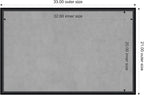 Amanti Art Black Framed Magnetic Board 21x33 Large Vision Board - Image 3
