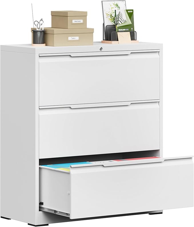 Bestoo 3-Drawer File Cabinet by Bestoo