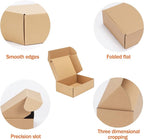 PHAREGE 10x7x3 inch Shipping Boxes Bulk 25 Pack Brown, Tab Lock Tuck Top Mailer - Image 5